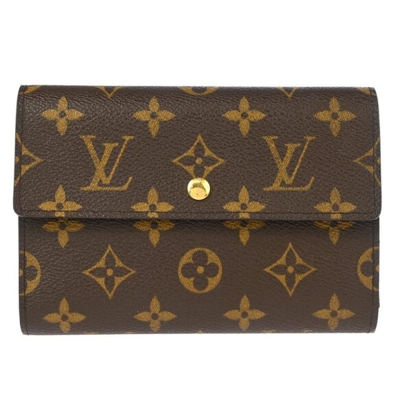 Louis Vuitton Monogram Porte Tresor Etui Papier Wallet M61202 SP0065 144554 - Picture 1 of 12